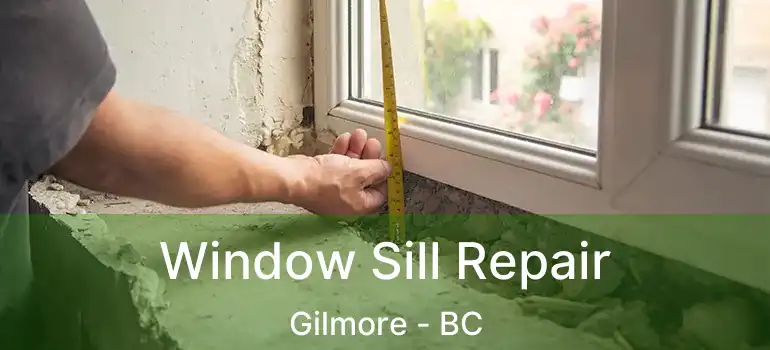  Window Sill Repair Gilmore - BC