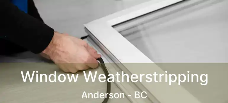  Window Weatherstripping Anderson - BC