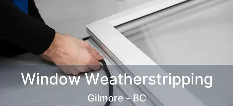  Window Weatherstripping Gilmore - BC