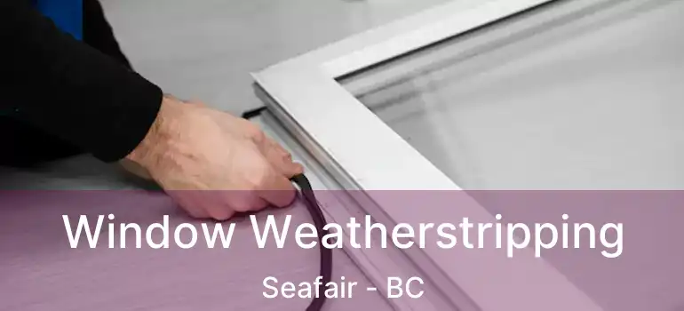  Window Weatherstripping Seafair - BC