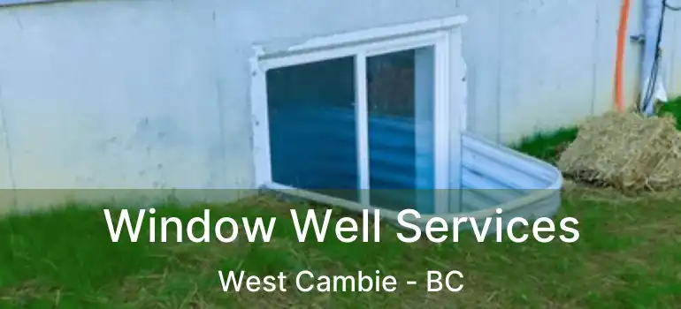  Window Well Services West Cambie - BC